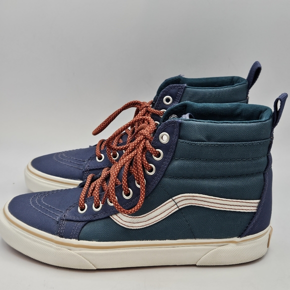 Vans sk8-hi MTE DX colorblock blue green hightop sneakers size 7 in m / 8.5 in w - Picture 3 of 16